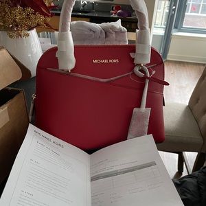 Brand new red MK bag! Comes with cross body strap